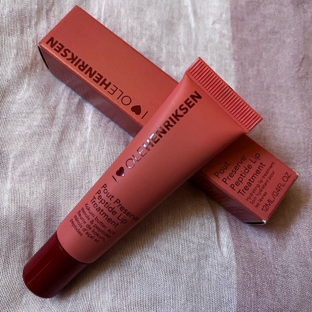OLEHENRIKSEN Pout Preserve Hydrating Peptide Lip Treatment Strawberry Sorbet